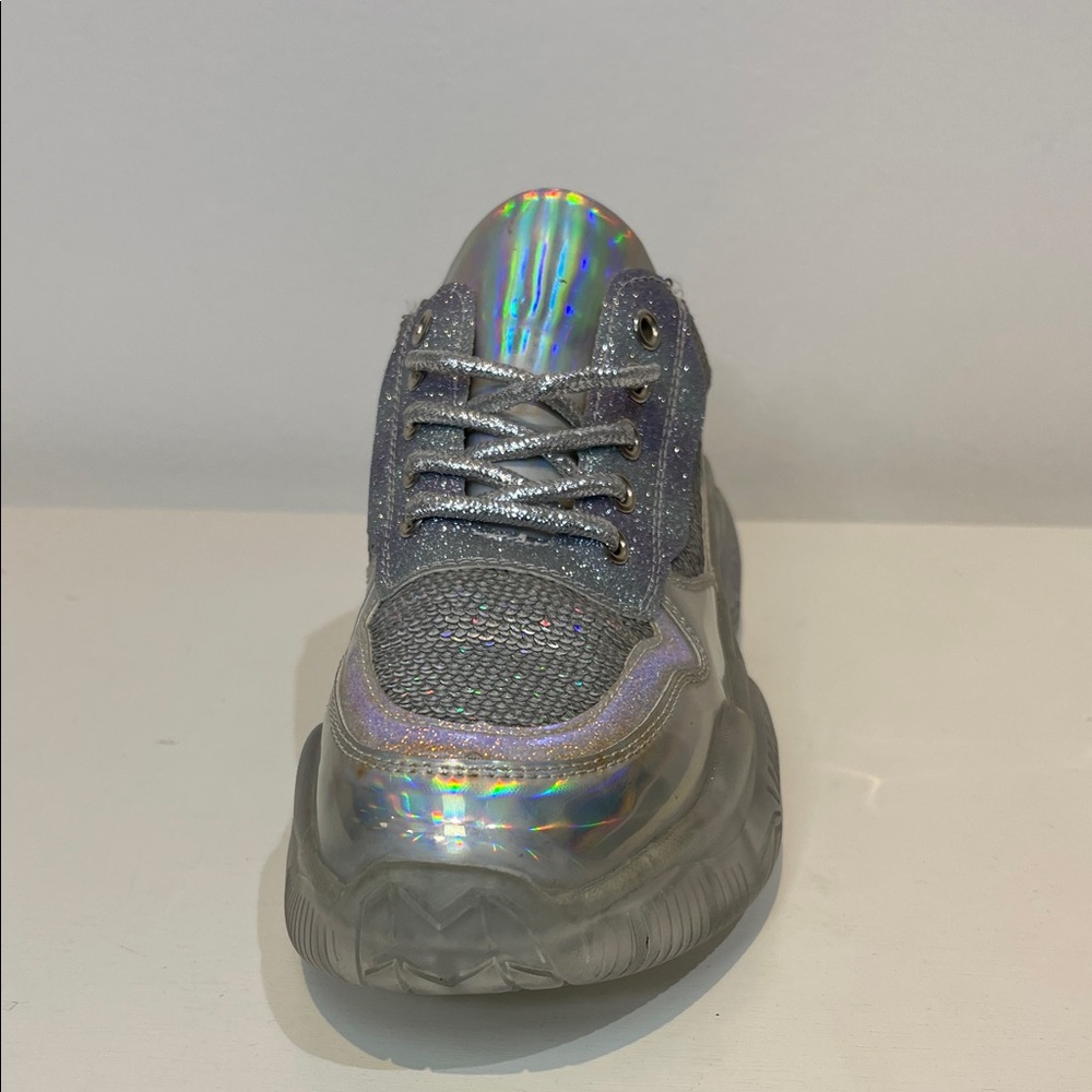 Holographic women’s Sneakers - Picture 2 of 6